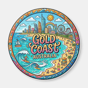 Goudkust Australië Magneet