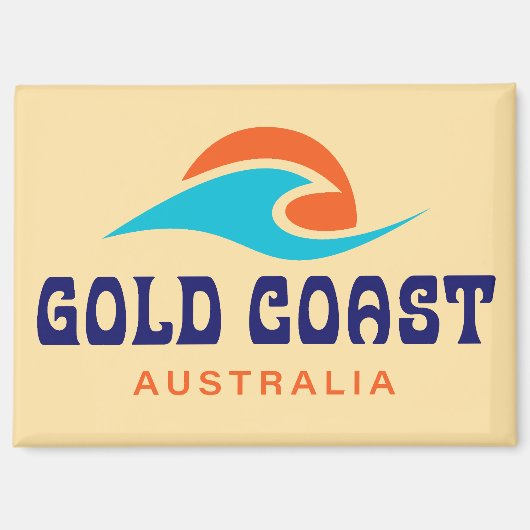 Goudkust Australië Magneet (Voorkant)