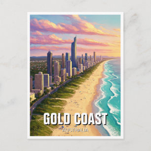 Goudkust Australië Reizen Briefkaart