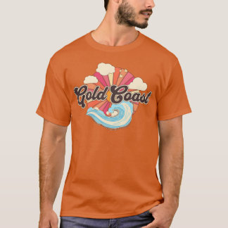 Goudkust Australië Retro 80s Strand vintage T-shirt