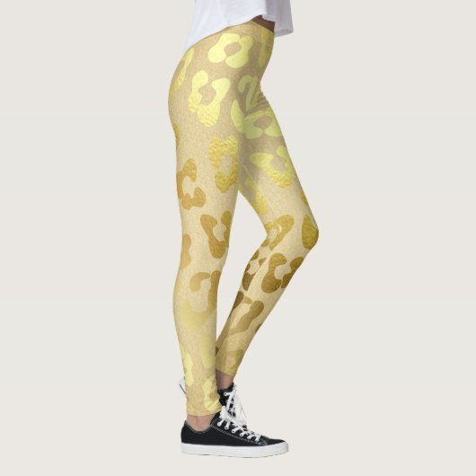 Goudleopardkleding leggings (Rechts)