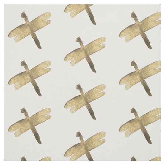 goudlibellen stof (Swatch)