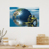 goudlichaam poster (Keuken)