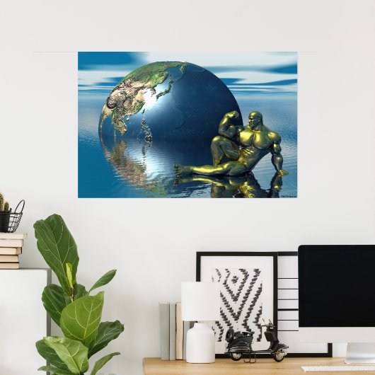 goudlichaam poster (Thuiskantoor)