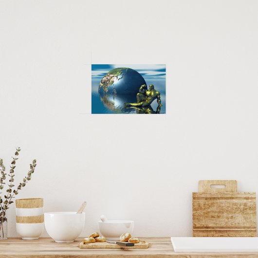 goudlichaam poster (Keuken)