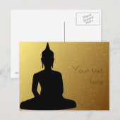 goudlicht briefkaart (Voorkant / Achterkant)