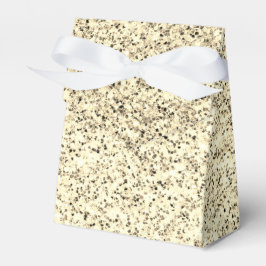 Goudlichte zachte glittersparren bedankdoosjes