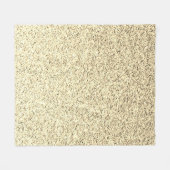 Goudlichte zachte glittersparren fleece deken (Voorkant (Horizontaal))
