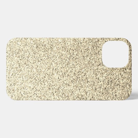Goudlichte zachte glittersparren iPhone hoesje (Achterkant horizontaal)