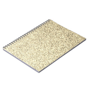 Goudlichte zachte glittersparren notitieboek