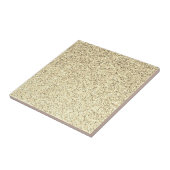 Goudlichte zachte glittersparren tegeltje (Zijkant)