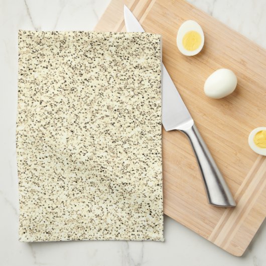 Goudlichte zachte glittersparren theedoek (Quarter Fold)