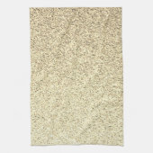 Goudlichte zachte glittersparren theedoek (Verticaal)