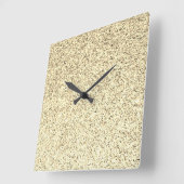 Goudlichte zachte glittersparren vierkante klok (Hoek)