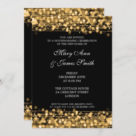 Goudlichten en spaarlippen van de partij kaart (Voorkant / Achterkant)