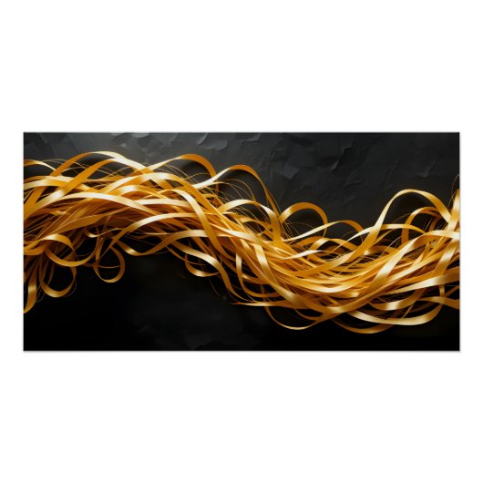 goudlichtweefsel perfect poster (Voorkant)