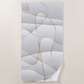 Goudlijnen Strandlaken (Voorkant)