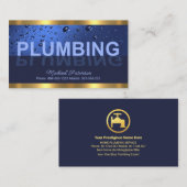 Goudlijnen waterreflectie visitekaartje (Voorkant / Achterkant)