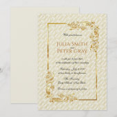 goudLijst koninklijk huwelijk Kaart (Voorkant / Achterkant)