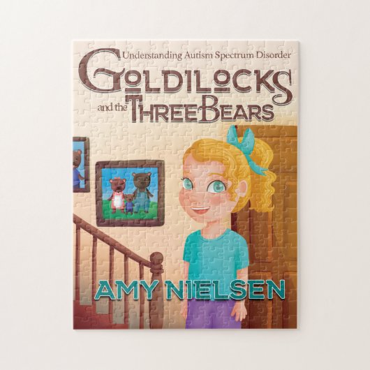 Goudlokje en de drie beren legpuzzel (Verticaal)
