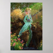 Goudlokje en de drie beren poster (Voorkant)