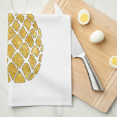 goudlook ananas theedoek (Quarter Fold)