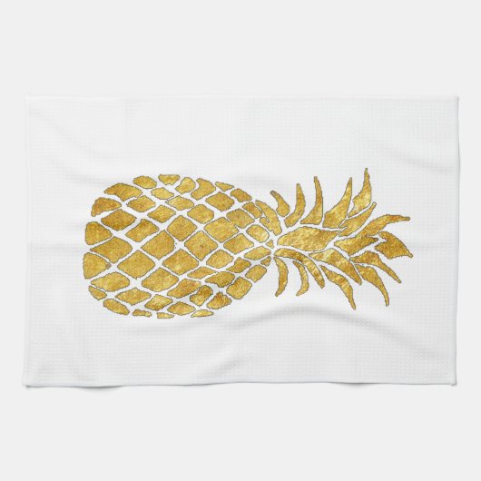 goudlook ananas theedoek (Horizontaal)