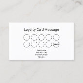 Goudloyaliteit van wastechnicus/estheticier visitekaartje (Voorkant)