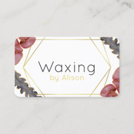 Goudloyaliteit van wastechnicus/estheticier visitekaartje