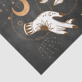 Goudmaanfasen kristallen henna tattoo handen sterr tissuepapier (Detail)