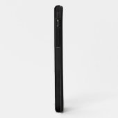 Goudmaanfasen zwarte gestructureerde achtergrond Case-Mate iPhone case (Achterkant/links)