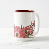 Goudmageremelkpoeder Tweekleurige Koffiemok (Voorkant rechts)