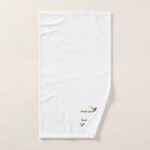 Goudmagische sprookeenhoorn bad handdoek (Handdoek)