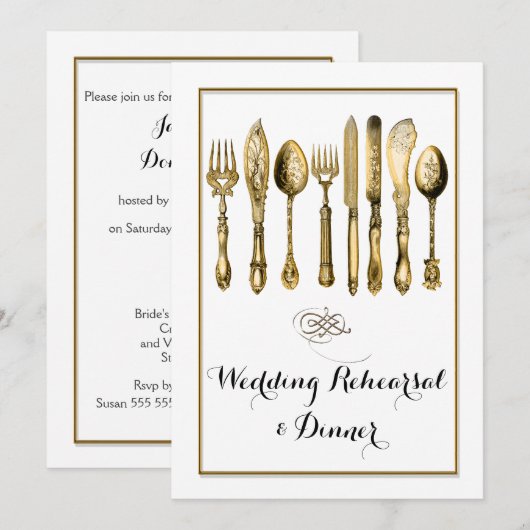 goudmakerswerk kaart (Voorkant / Achterkant)