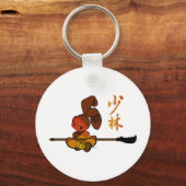 goudmakreel sleutelhanger (Voorkant)