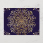 Goudmandala Briefkaart (Voorkant)