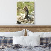 Goudmantel bij Gletsjer I Canvas Afdruk (Insitu (Slaapkamer))