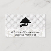 Goudmarmer | Leren bekleding achtergrond Klantenkaartje (Voorkant)