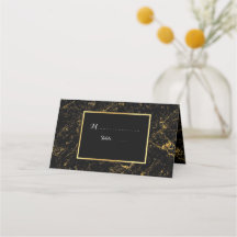 Goudmarmer tint typografie zwart