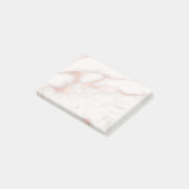 goudmarmer van elegant roos post-it® notes (Schuin)