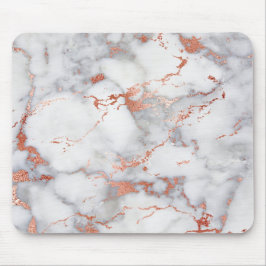 goudmarmer van grijs roos muismat