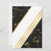 Goudmarmermannetjes typograp zal mijn bruidsmeisje kaart (Achterkant)