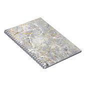 Goudmarmertextuur Notitieboek (Rechterzijde)