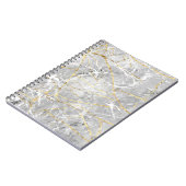 Goudmarmertextuur Notitieboek (Linkerzijde)