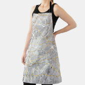 Goudmarmertextuur Schort (Insitu)