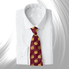  goudmaroon Pumpkin Stropdas