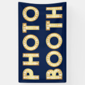  goudmarquetbriefjes Weddenschap Foto Booth Spandoek (Verticaal)