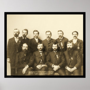 Goudmasters Dakota IOOF SD 1890 Poster