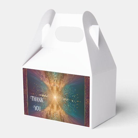 goudmataliek bedankdoosjes (Voorkant Zijde)