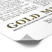 Goudmedaille-chocolade-kool van 1920 poster (Hoek)